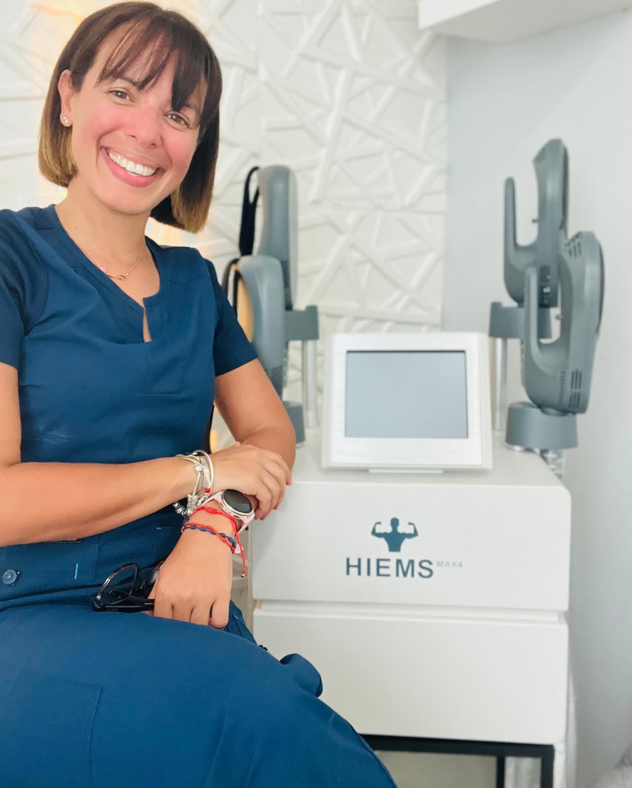 Glery junto al equipo HIEMS MAX4