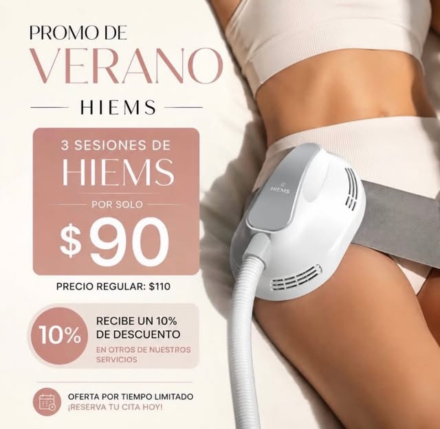Promoción HIEMS - 3 sesiones por $90